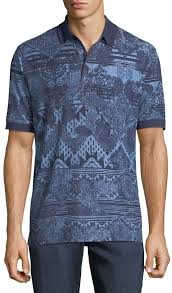 Robert Graham Men S Koppen Short Sleeve Paisley Polo Shirt Mens Polo Shirts Cotton Polo Shirt Shirts
