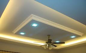 Plafon minimalis yang dicat dengan apik dan gaya ini boleh ditiru untuk inspirasi uniknya. 10 Plafon Gypsum Surabaya Motif Minimalis Cute766