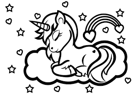 The most beautiful unicorn drawings to color and paint by us. Rainbow Unicorn Coloring Pictures Novocom Top