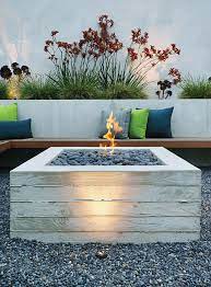 Diy gas fire pit table; 24 Best Outdoor Fire Pit Ideas To Diy Or Buy A Piece Of Rainbow