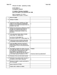 Because of the nature of debt consolidation loans, banks will be more cautious about the borrower's a secured loan means there is some form of collateral (guarantee) made to the bank. Deloitte Blank Proof Of Debt Form Fill Online Printable Fillable Blank Pdffiller