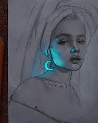 Belos Desenhos No Estilo Anime Ilustracoes Singelas Arte No Papel Online Arte De Retrato Arte Em Pintura Arte Inspo