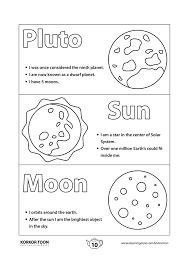 Solar System Coloring Book For Kids Pluto Sun And Moon Page 10 Coloring Books Kids Coloring Books Solar System