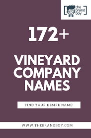 472 Catchy Vineyard Winery Store Names Thebrandboy Com Wine Names Creative Company Names Catchy Names