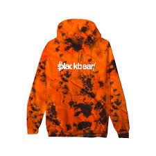 Black And Orange Tie Dye Hoodie Blackbear Orange Black Tie Dye Hoodie Blackbear Merch Store In 2020 Hoodies Black Tie Dye Blackbear Hoodie