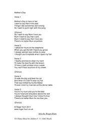 Such a sublime relationship would definitely reach its peak on an occasion such as mother's day. Mother S Day Song Teaching Resources
