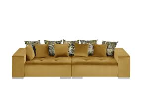 Enorm ecksofa kleines wohnzimmer einrichten beige creme sofa shaggy teppich. Switch Big Sofa Max Gelb Masse Cm B 300 H 85 T 136 Polstermobel Sofas Big Sofas Hoffner Goldenes Sofa Sofa Billig Sofa