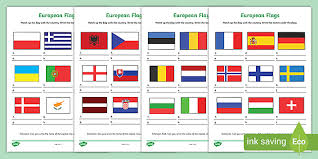 Use it or lose it they say, and that is certainly true when it. European Flags Quiz Worksheets