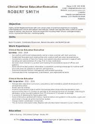 Clinical Nurse Educator Resume Samples Qwikresume