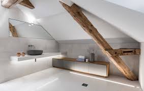 Kreative raumgestaltung mit metallprofilen und gipskarton. Bad Im Dachgeschoss Minimalistisch Badezimmer Sonstige Von Rolf Kirchgassner Gmbh Houzz