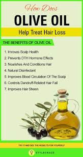 Olive oil, when mixed with coconut oil is an excellent remedy and therapy for hair loss. How To Use Olive Oil For Hair Growth And Benefits Thick Hair Remedies Treat Hair Loss Olive Oil Hair