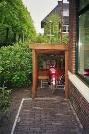 Bilderesultater For Sedum Fietsenschuur In 2020 Voortuin Fietsenstalling Tuin
