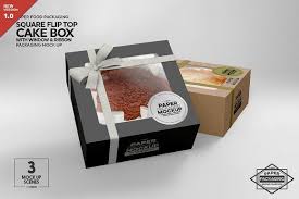Find & download free graphic resources for box mockup. Square Flip Top Cake Box Mockup By Incdesign On Creativemarket In 2021 Box Mockup Box Cake Packaging Mockup