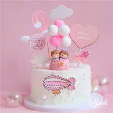 August 24, 2018august 24, 2018 valentine cake house. Hot Air Balloon Couple Decoration Boy Girl Happy Birthday Cake Topper For Children Valentine S Day Party Supplies Lovely Gifts Cake Decorating Supplies Aliexpress