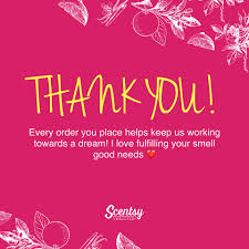 Party scentsy thank you for your order. Thank You For Your Scentsy Order Images