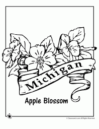 State Flower Coloring Pages Woo Jr Kids Activities Flower Coloring Pages Coloring Pages Colorful Flowers