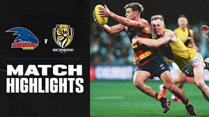 Adelaide return to the mcg to take on richmond in a rematch of the 2017 grand final. Afl Match Highlights Adelaide V Richmond Round 18 2020 Facebook