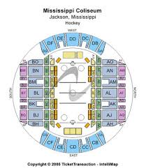 Mississippi Coliseum Tickets In Jackson Mississippi Seating