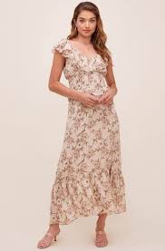 Maybe you would like to learn more about one of these? Tempest Floral Ruffle Midi Dress Astr The Label