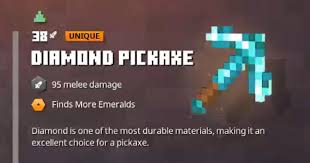 Minecraft diamond chestplate in real life minecraft vs real life animation challenge. Diamond Pickaxe Minecraft Dungeons Gamewith