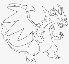 Size this image is 53364 bytes and the resolution 497 x 512 px. Mega Charizard Drawing Mega Charizard X Coloring 1193x1058 Png Download Pngkit