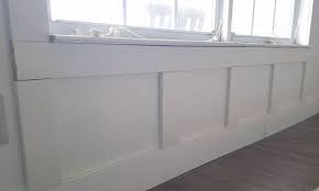 Putting printable wallpaper on the bottom. How To Install Board And Batten The Honeycomb Home