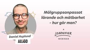 Webinar: Målgruppsanpassat lärande och mätbarhet