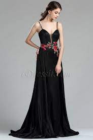4.7 out of 5 stars 31. Edressit Sexy Floral Embroidery Long Black Evening Dress 36180200