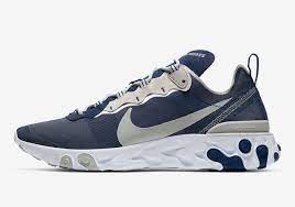 Nike React Element 55 Dallas Cowboys In 2021 Dallas Cowboys Shoes Sneakers Nike React