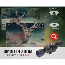 Atn x sight ii hd 3 14. Atn X Sight Ii Hd 3 14 Smart Day Night Rifle Scope W 1080p Video Ballistic Calculator Rangefinder Wifi E Compass Gps Barometer Ios Android Apps High Speed Bbs