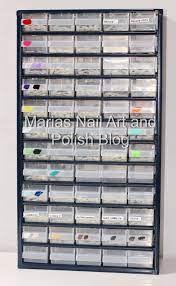 How To Organize 1 300 Nail Polishes On Swatch Sticks In A New And Super Easy Way Nail Swatches Display Nail Polish Salon Organization Ideas