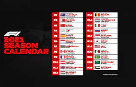 Formula 1 has revealed an updated calendar for the 2021 season after confirming that races in australia and china would have to be postponed the new campaign, which is still set to be filled with a record amount of 23 races, will now start with the bahrain gp on march 28. Formula 1 Announces 2021 Provisional Calendar Federation Internationale De L Automobile