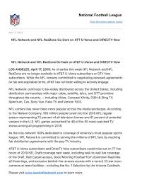How do i restart my xfinity gateway? Your Boy Q On Twitter Nfl Announcement On Nfl Network And Nfl Red Zone No Longer On Directtv Now Or At T U Verse