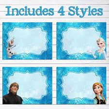 Instant Download Disney Frozen Food Labels Frozen Birthday Party Frozen Foo Frozen Themed Birthday Party Frozen Birthday Party Frozen Birthday Party Food