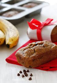 Petite Chocolate Chip Banana Bread Loaves Recipe Chocolate Chip Banana Bread Banana Chocolate Chip Banana Bread Loaf