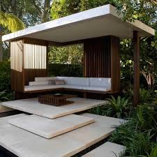 Modern Garden Bali Inspired Great Pin For Oahu Architectural Design Visit Https Downundapool Modern Gazebo Modern Garden Design Modern Landscape Design