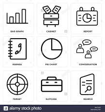 Set Of 9 Simple Editable Icons Such As Search Suitcase