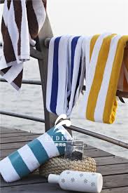 These crisp, clean 100% cotton sheets are the perfect way to give your guests a luxurious sleeping experience. Wholesale Hotel All Cotton Yellow And White Stripe Swimming Towel Beach Towels Manufacturers And Suppliers China Wholesale From Factory Sidefu Textile