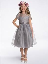 Girls Grey Dress Paris Coming Soon Hopefully In 2019 Grey Flower Girl Dress Flower Girl Dresses Girls Bridesmaid Dresses