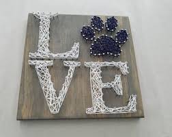 Panduro hobby webtube show us how to make a string art using our pet shape, using a photo of him or her as a pattern. Paw Print String Art Pattern Art Gallery