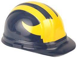Ncaa Michigan Wolverines Hard Hat By Wincraft 29 99 Has An Anti Glare Peak That Is Slotted To Accept Attachments Adj Wincraft Hard Hats Michigan Wolverines