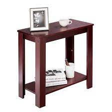 Maybe you would like to learn more about one of these? Costway Chair Side Table Coffee Sofa Wooden End Shelf Living Room Furniture Espresso Walmart Com Walmart Com