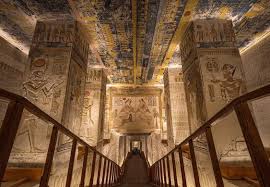 tomb of ramesses vi the walkway of the tomb of ancient egypt history egypt ancient egyptian tombs