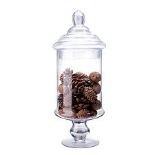 Shop our family of brands. Diamond Star Clear Glass Apothecary Jars Height 15 Body 5 Decorative Wedding Candy Organizer Canisters Candy Buffet Display Elegant Storage Jar Decorative Jars Kolenik Home Decor