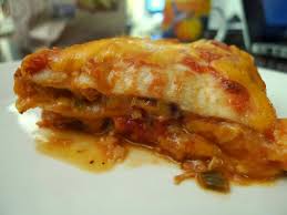 The perfect mexican dinner recipe! Layered Chicken Enchilada Casserole Food Comas