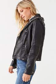 Faux Leather Combo Jacket Forever 21 Marled Knit Faux Leather Jackets Fashion Classy