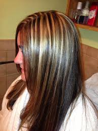 Medium Brown Hair With Thin Blonde Highlights Google Search Hair Highlights Hair Blonde Highlights