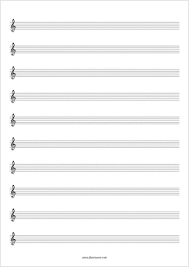 Free Blank Sheet Music You Can Choose From 24 Different