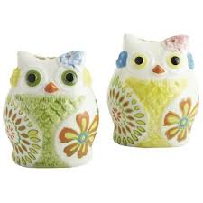 Bird Salt And Pepper Shakers Colorful Owls Salt Pepper Shakers Colorful Owls Stuffed Peppers Salt And Pepper