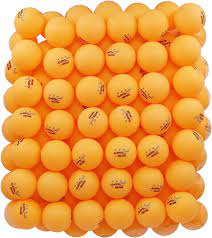 Amazon.com : MAPOL 100 Counts 3-Star Orange Practice Ping Pong Balls  Advanced Table Tennis Balls : Sports & Outdoors
